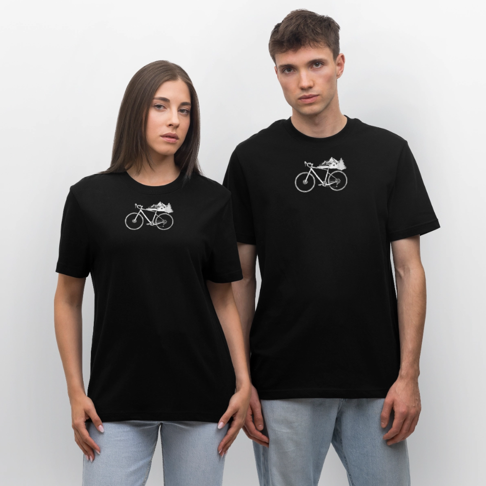 Relaxed Fit Unisex Organic T-Shirt Gravel - black